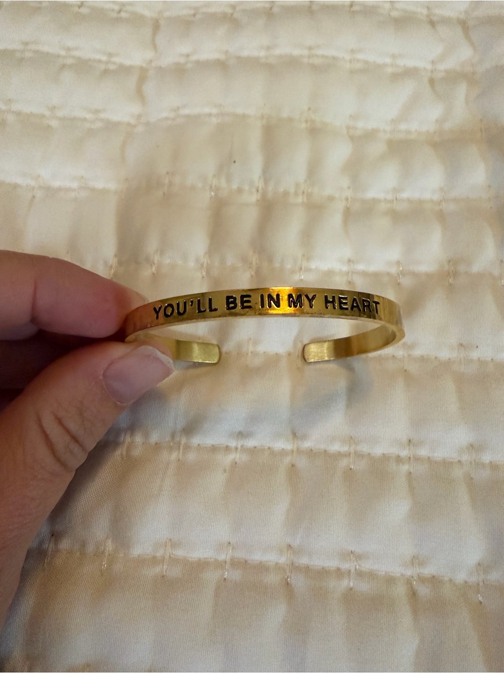 Disney Tarzan quote bracelet "You'll Be In My Heart"